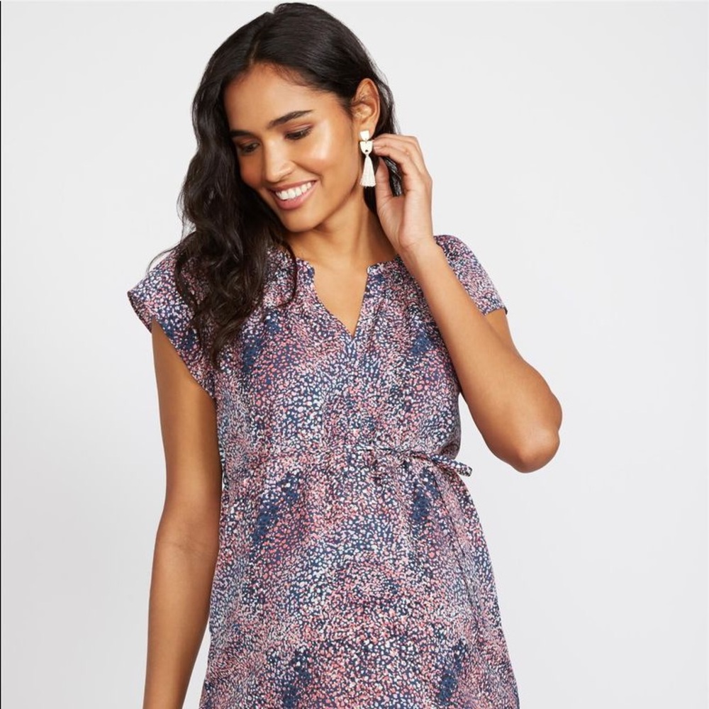 Motherhood Maternity Ruffle Sleeve Maternity Top